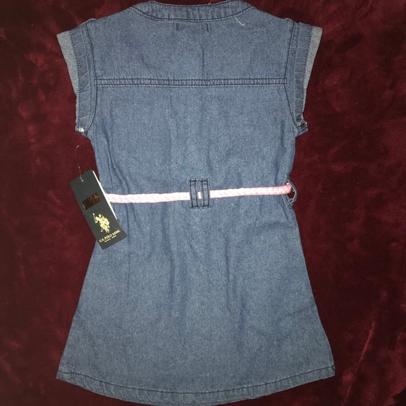 U.S Polo demim girls dress 2t - Picture 2 of 3